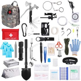 125Pcs Emergency  First Aid Survival Kit