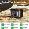 DBPOWER Portable Power Station; Peak 350W Backup Lithium Battery 250Wh 110V Pure Sine Wave AC Outlet for Emergency Outdoor Camping Fishing Hunting CPA